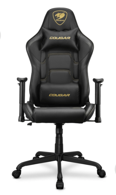 Крісло офісне Cougar Armor ELITE Royal дихаюча екошкіра сталевий каркас чорний (80759135)